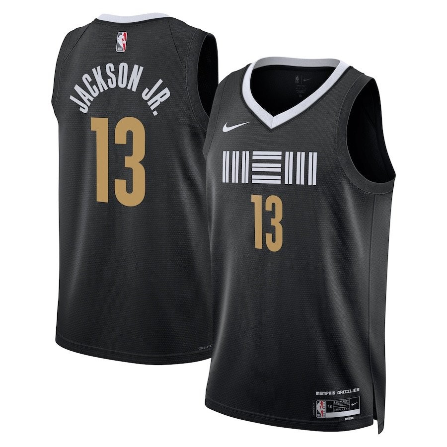 Jaren Jackson Jr. 13 Memphis Grizzlies 2023/24 City Edition Swingman Jersey Black