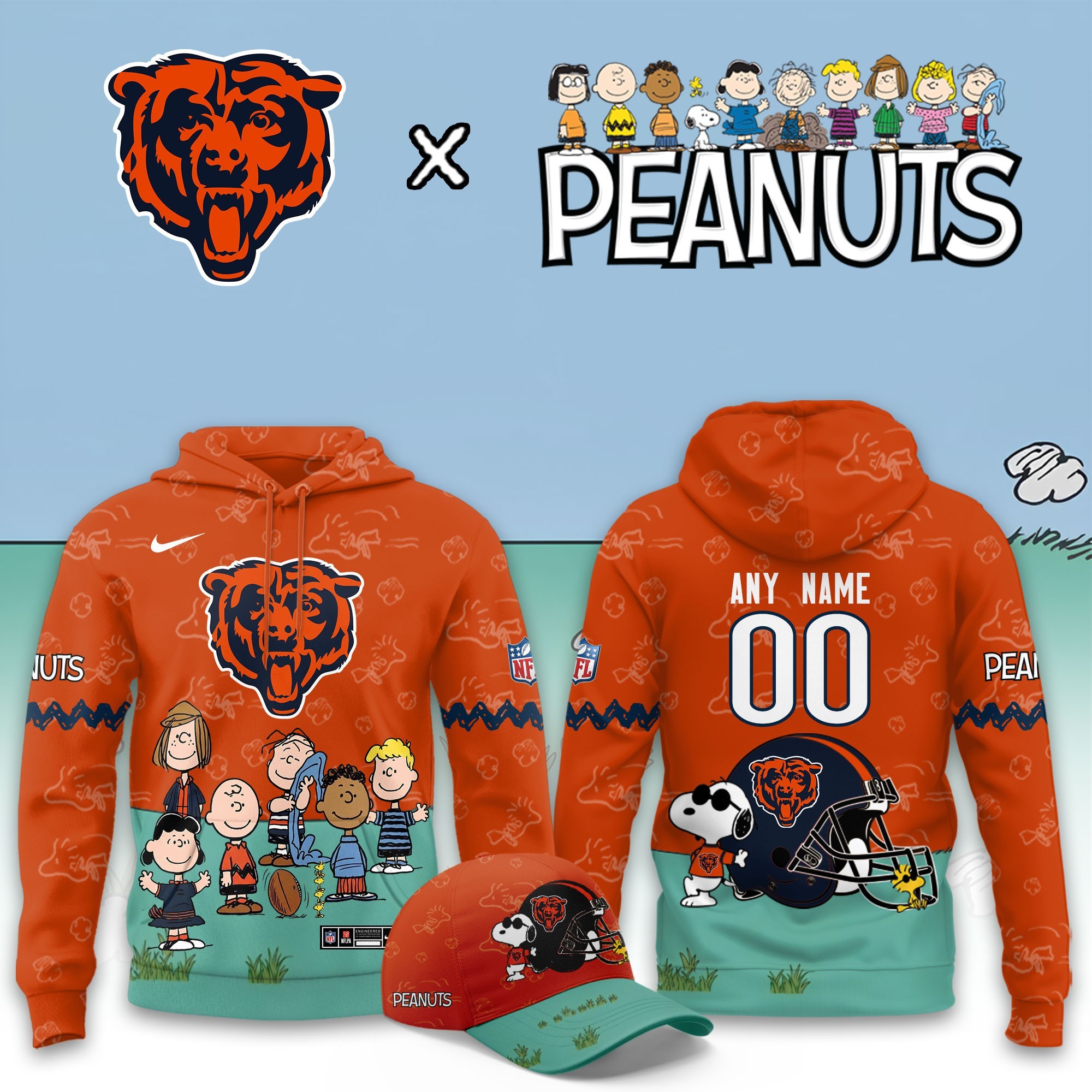 Musemora - Unisex Chicago Bears Hoodie - Football
