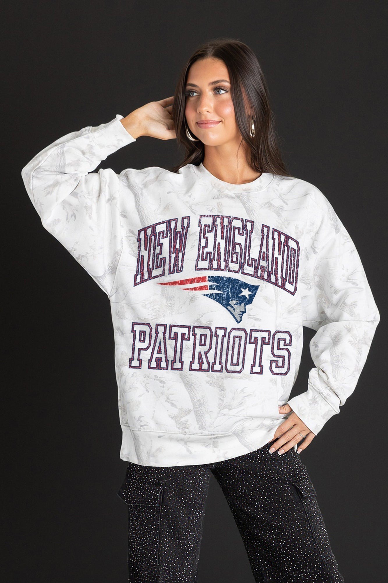 Musemora - Women's New England Patriots Sweatshirt - Football