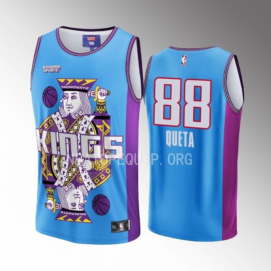Neemias Queta 88 Sacramento Kings NBA & KidSuper Studios Unisex Hometown Jersey