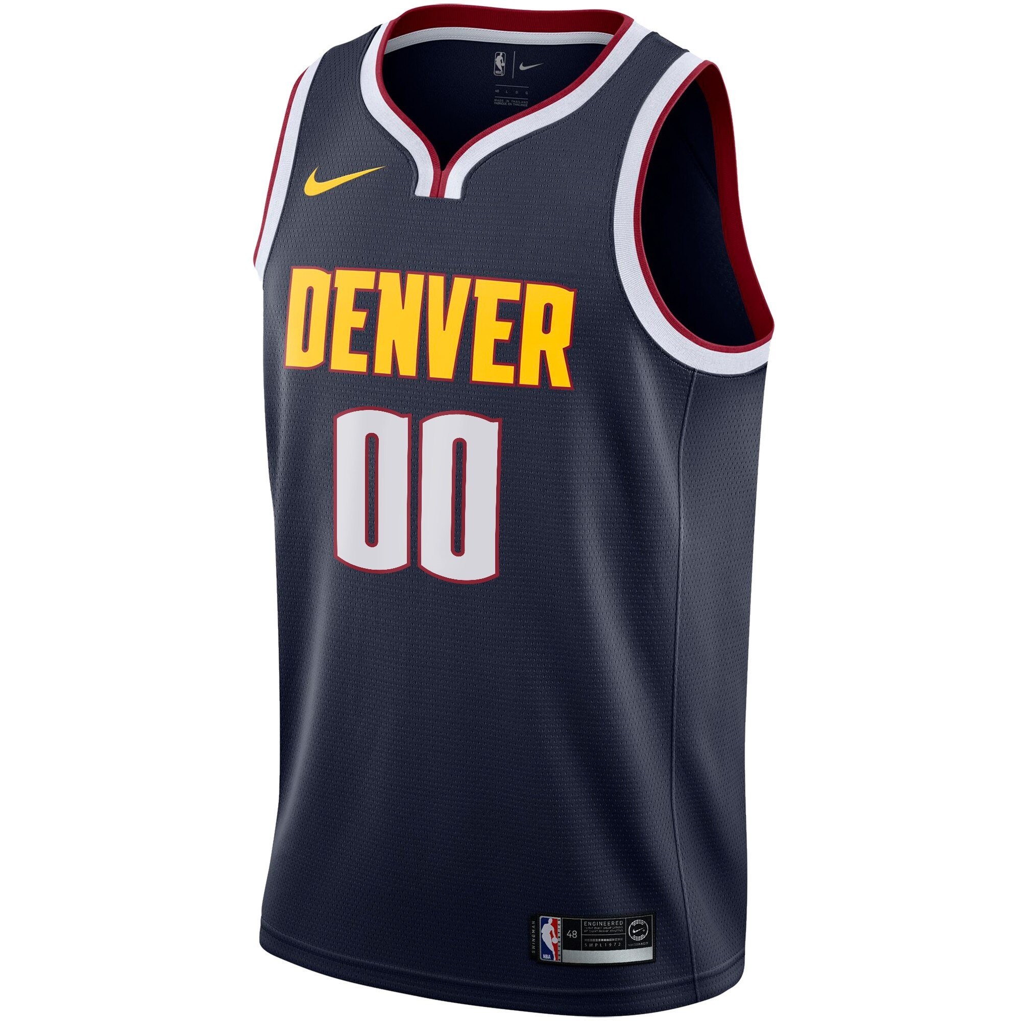 Denver Nuggets Icon Swingman Custom Jersey Youth Multicolor S-3XL