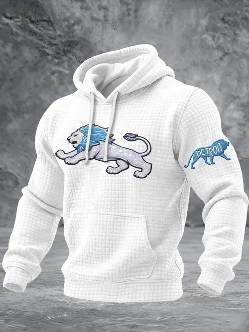 Musemora - Men's Detroit Lions Hoodie - Football