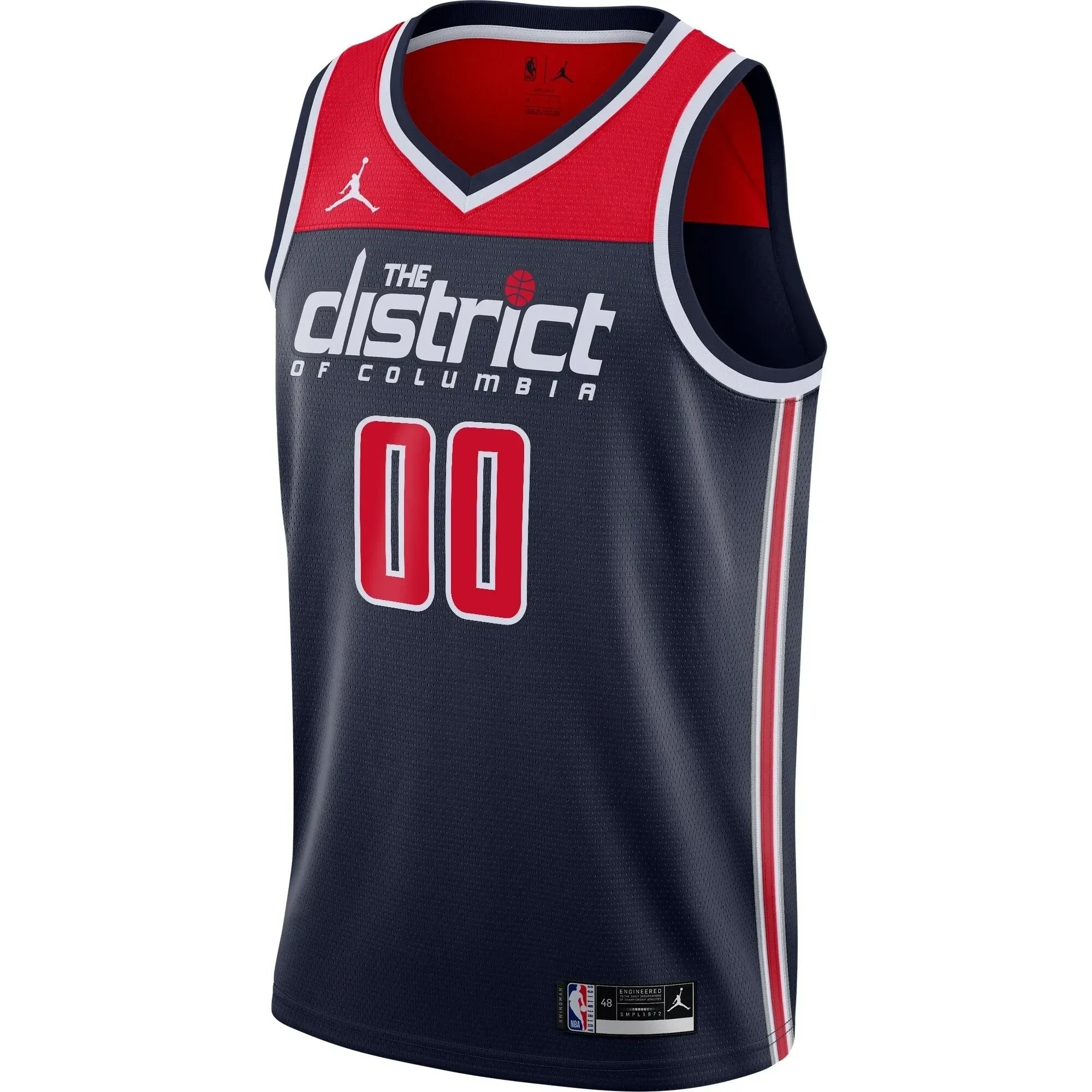 Washington Wizards Swingman Custom Jersey - Statement Edition - Navy - Image 2
