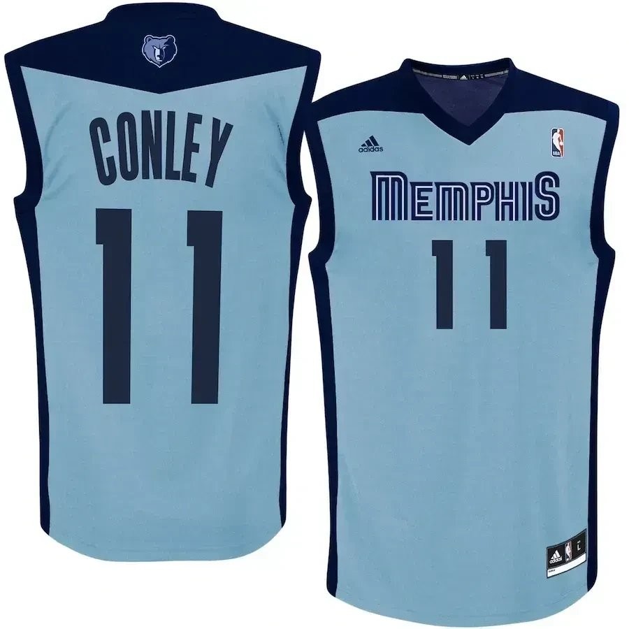 Mike Conley Memphis Grizzlies Jersey Blue Unisex Adult Sizes S-3XL