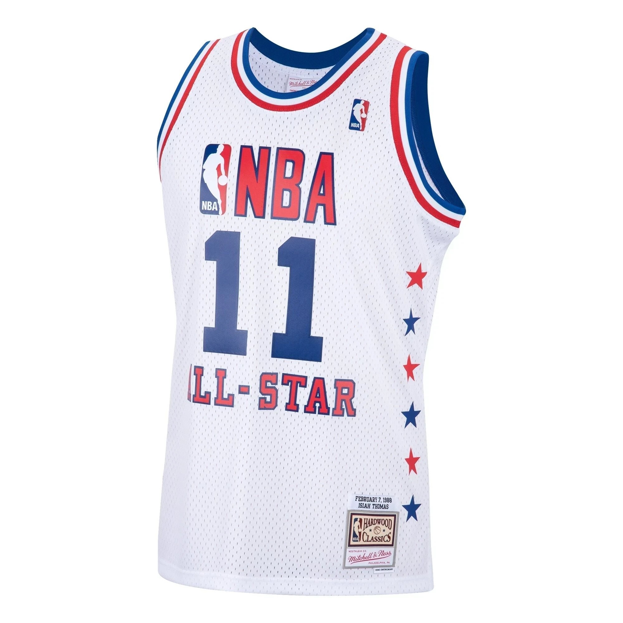 Isiah Thomas Eastern Conference Mitchell Ness 1985 All-star Game Swingman Jersey - White - Image 5