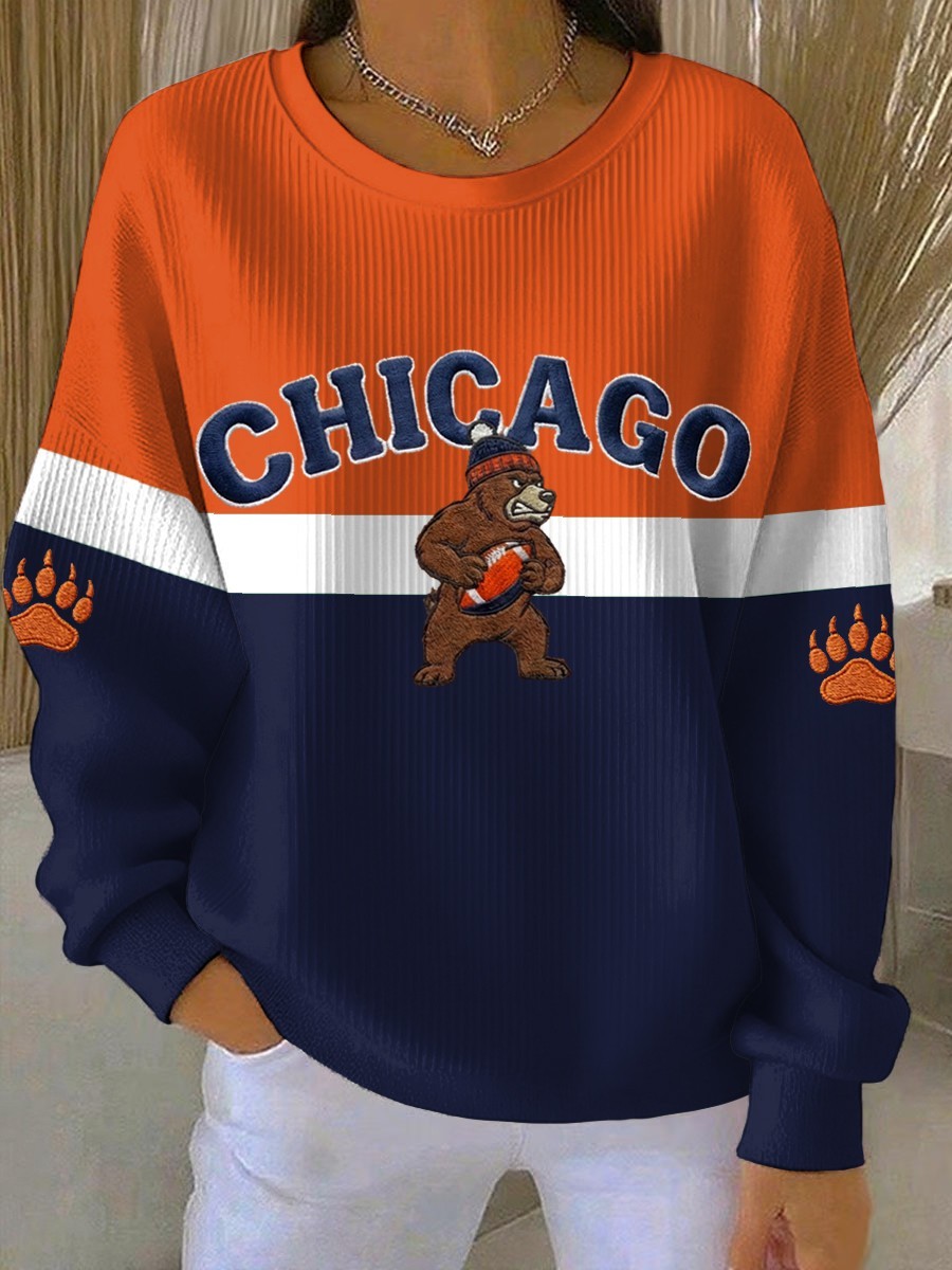 Musemora - Unisex Chicago Bears Sweatshirt - Game Day Football