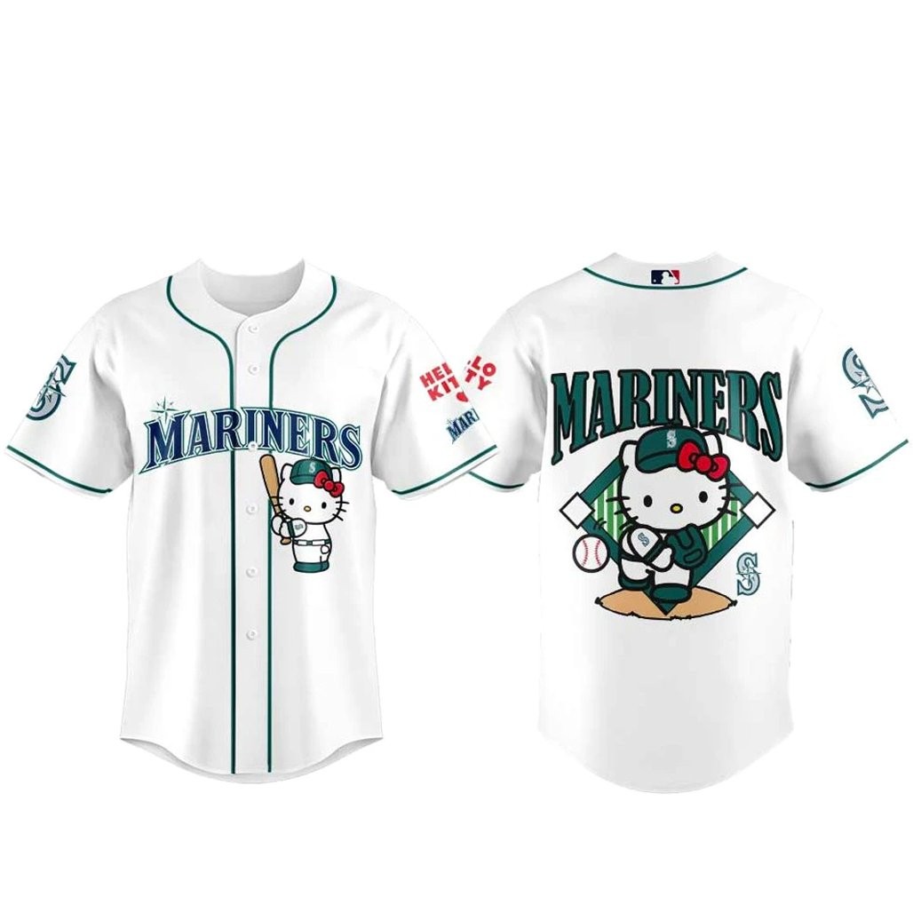 Seattle Mariners x Hello Kitty Night 2026 Baseball Jersey