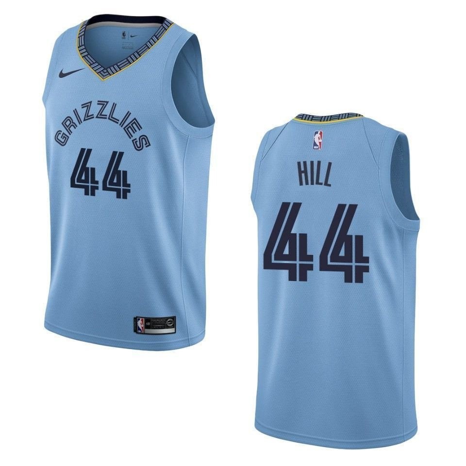 Men's Memphis Grizzlies Solomon Hill 44 Statement Swingman Jersey Blue