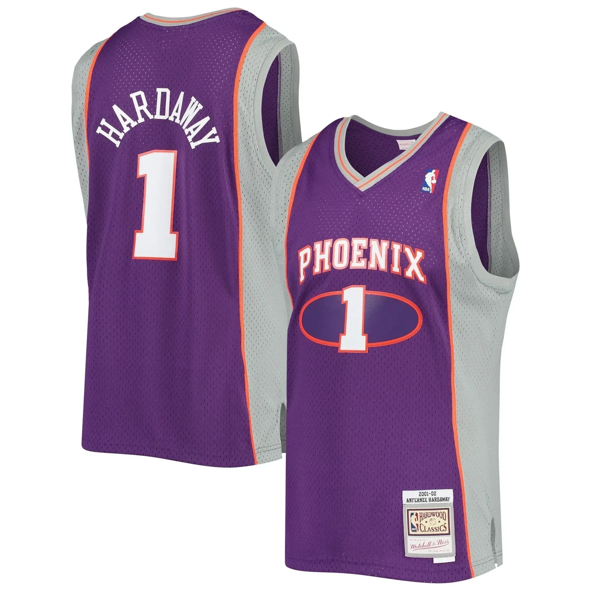 Penny Hardaway Phoenix Suns Mitchell Ness 2001-2002 Hardwood Classics Swingman Jersey - Purple