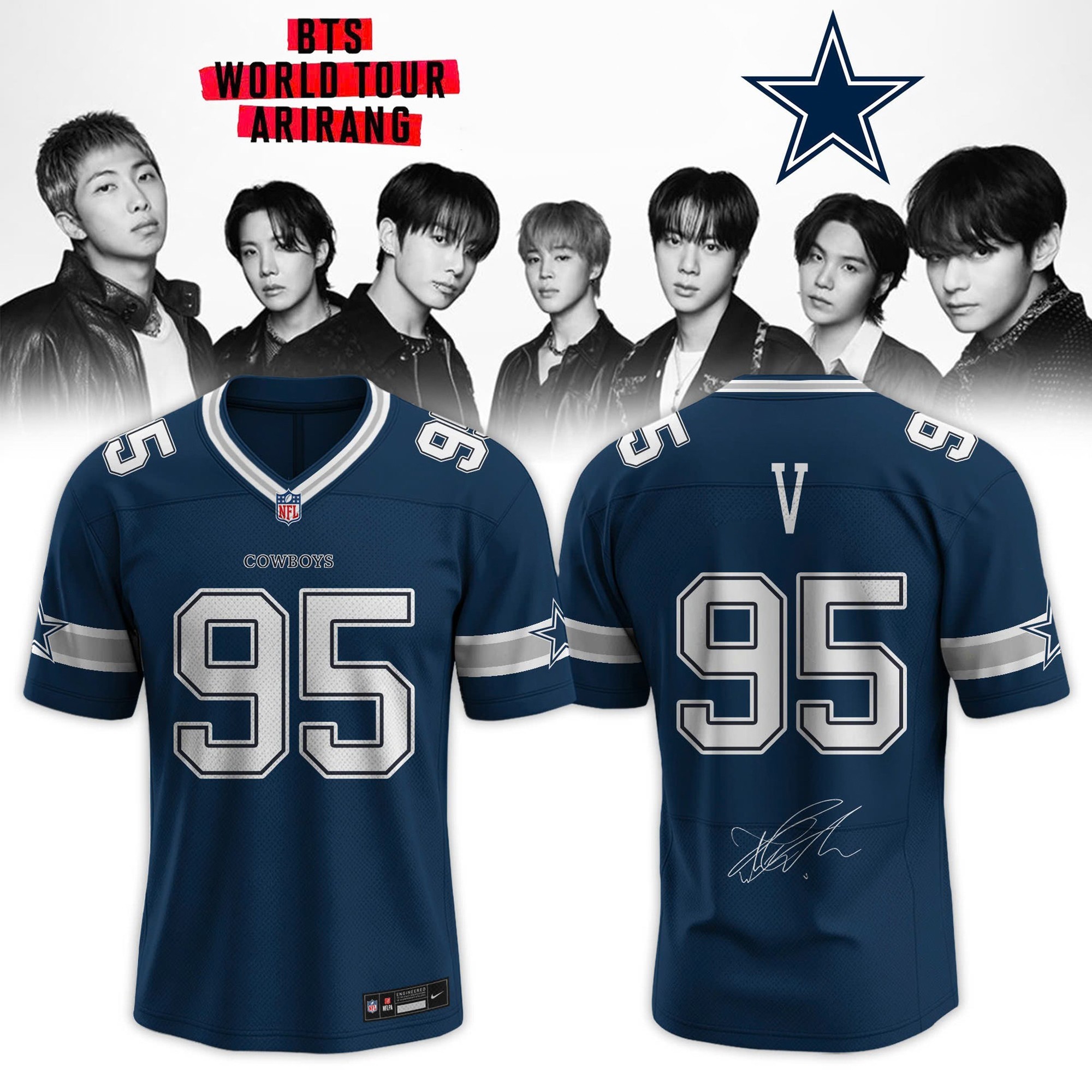 Musemora - Unisex Dallas Cowboys Jersey - Football