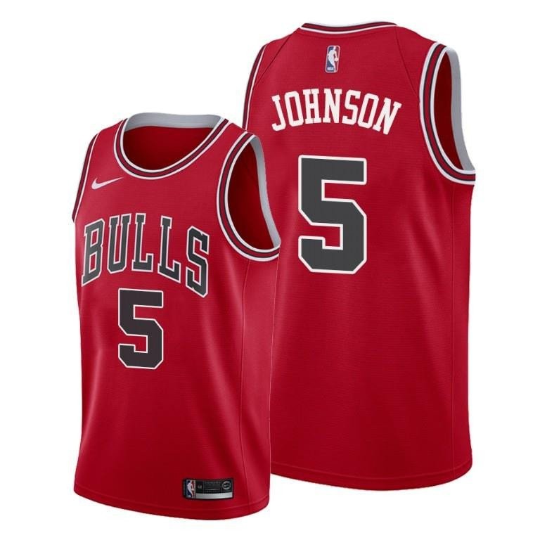 Stanley Johnson Chicago Bulls Red Icon Edition Jersey 5 - Men Jersey