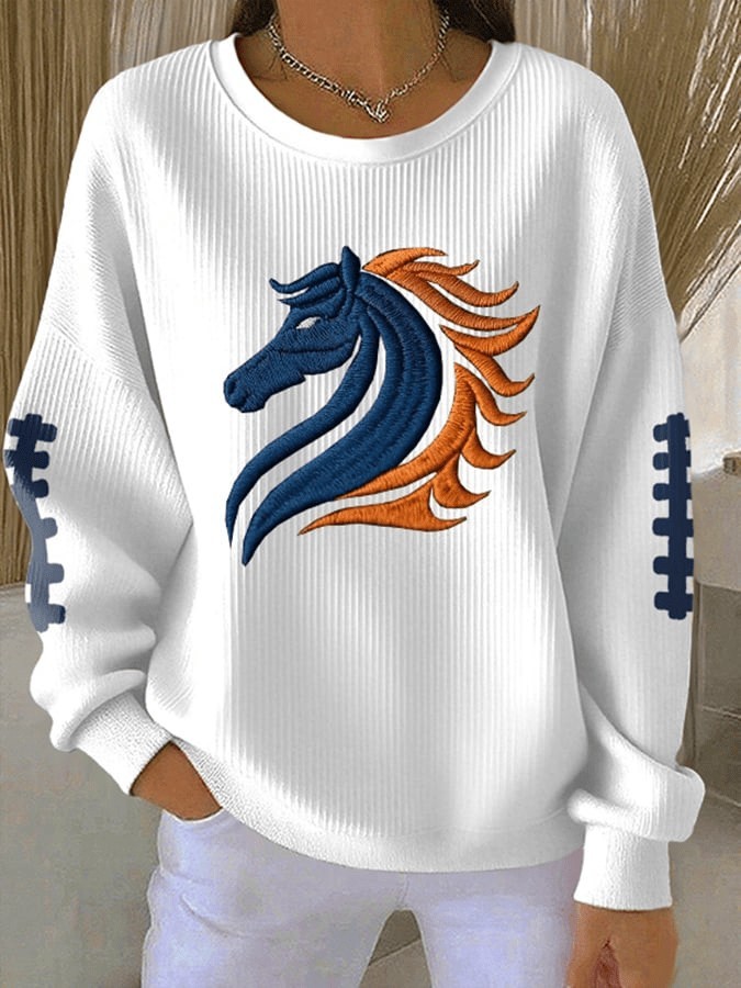 Musemora - Unisex Denver Broncos Sweatshirt - Mascot