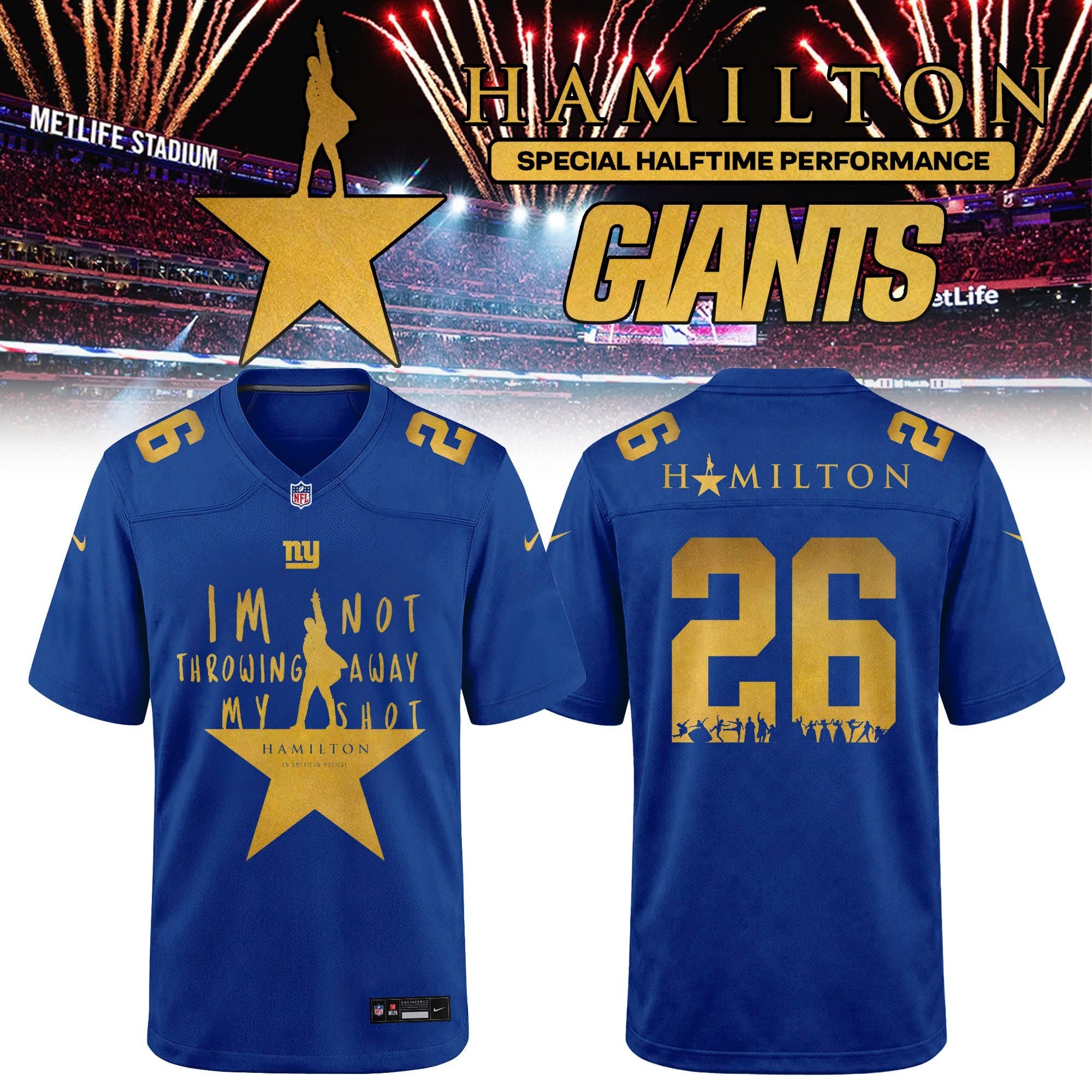 Musemora - Unisex New York Giants Jersey
