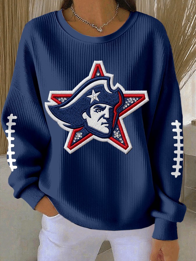 Musemora - Women's New England Patriots Sweatshirt