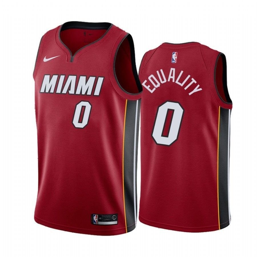 Men's Meyers Leonard Equality Heat State Jersey Multicolor S-3XL Polyester