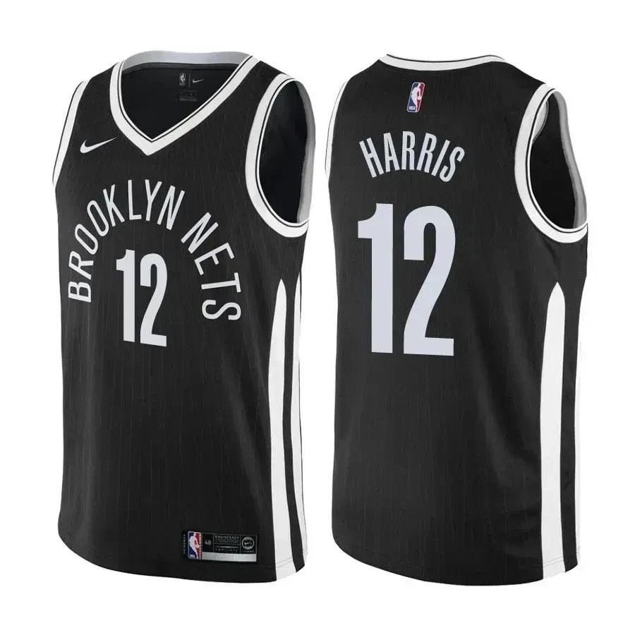 Men's Joe Harris #12 Nets City Black Basketball Jersey