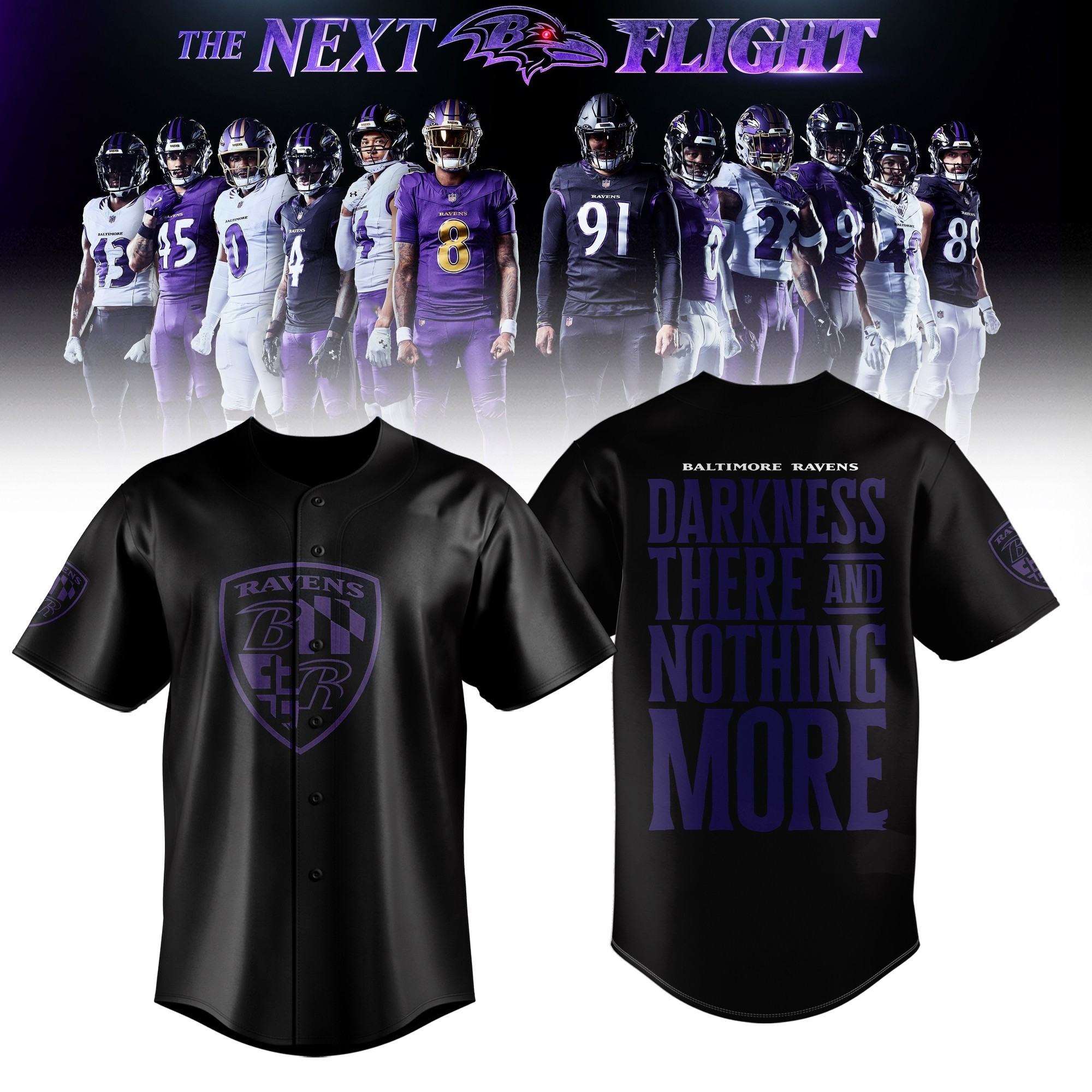 Musemora - Unisex Baltimore Ravens Jersey