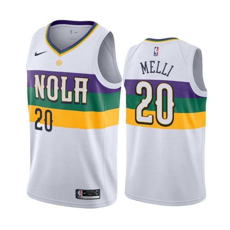 Men's New Orleans Pelicans Nicolo Melli 20 City Edition Jersey