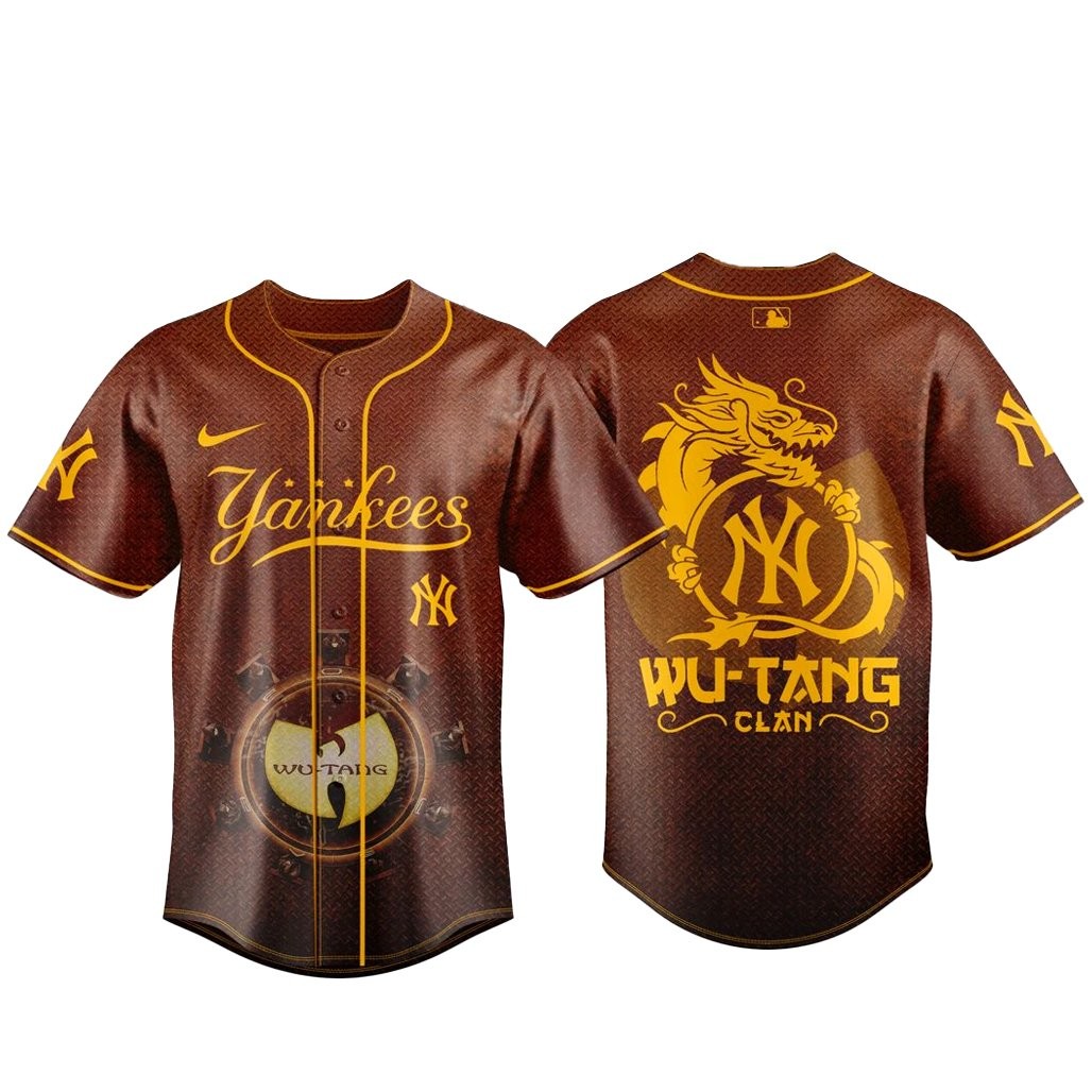 New York Yankees x Wu-Tang Forever The Final Chamber-US Tour 2026 Baseball Jersey