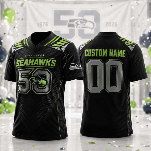 Musemora - Unisex Seattle Seahawks Jersey - Football