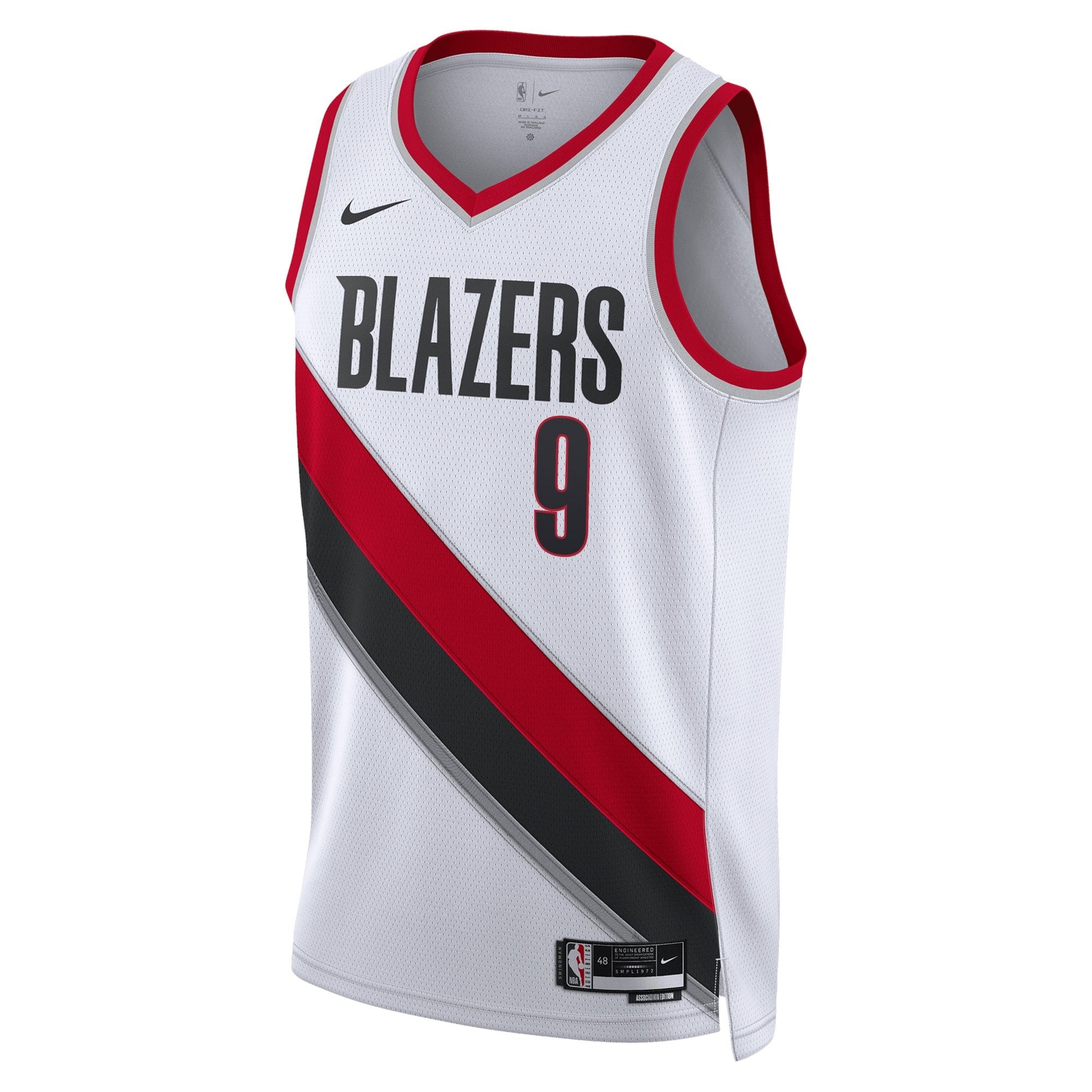 Portland Trail Blazers Association Edition Swingman Jersey White Jerami Grant Unisex