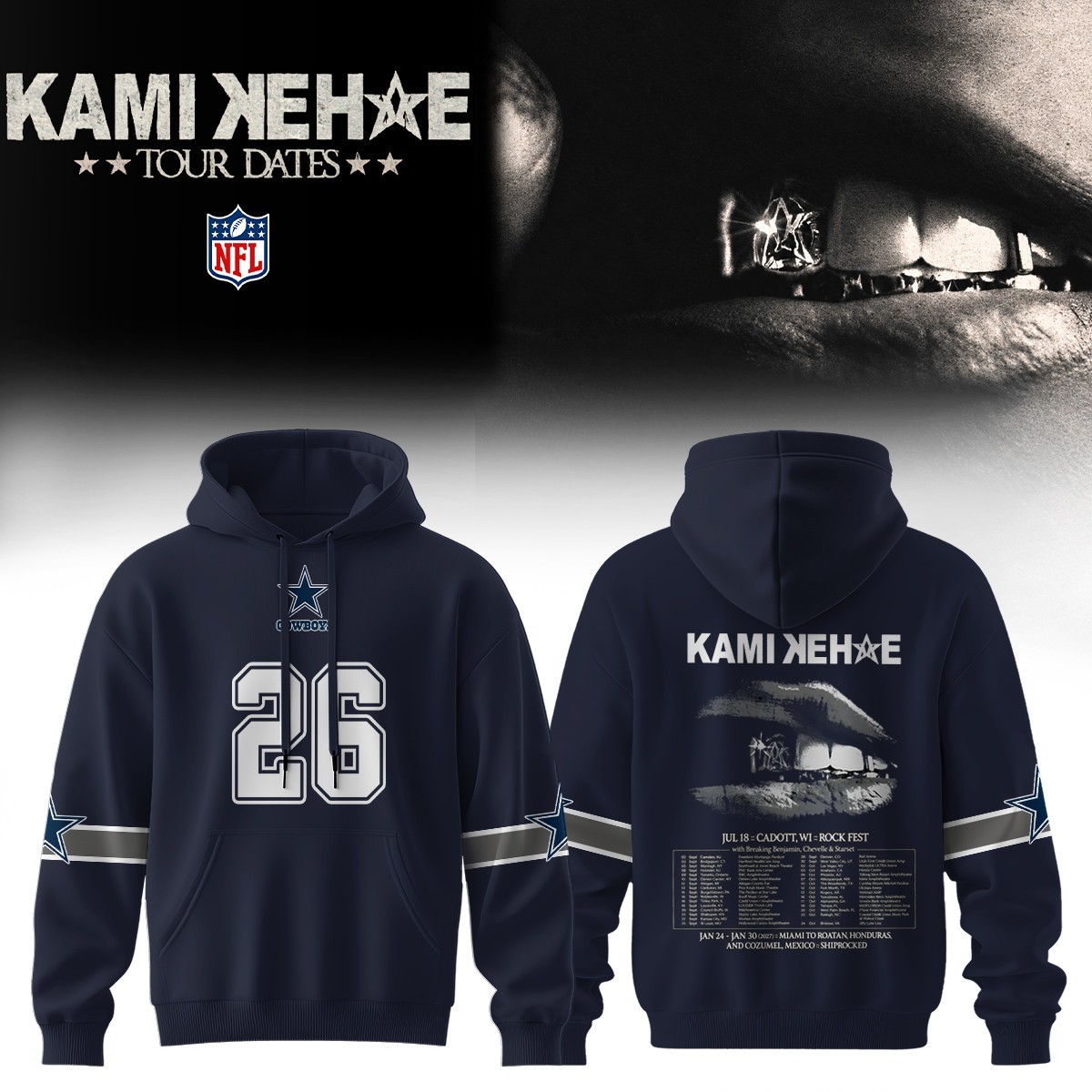 Musemora - Men's Dallas Cowboys Hoodie