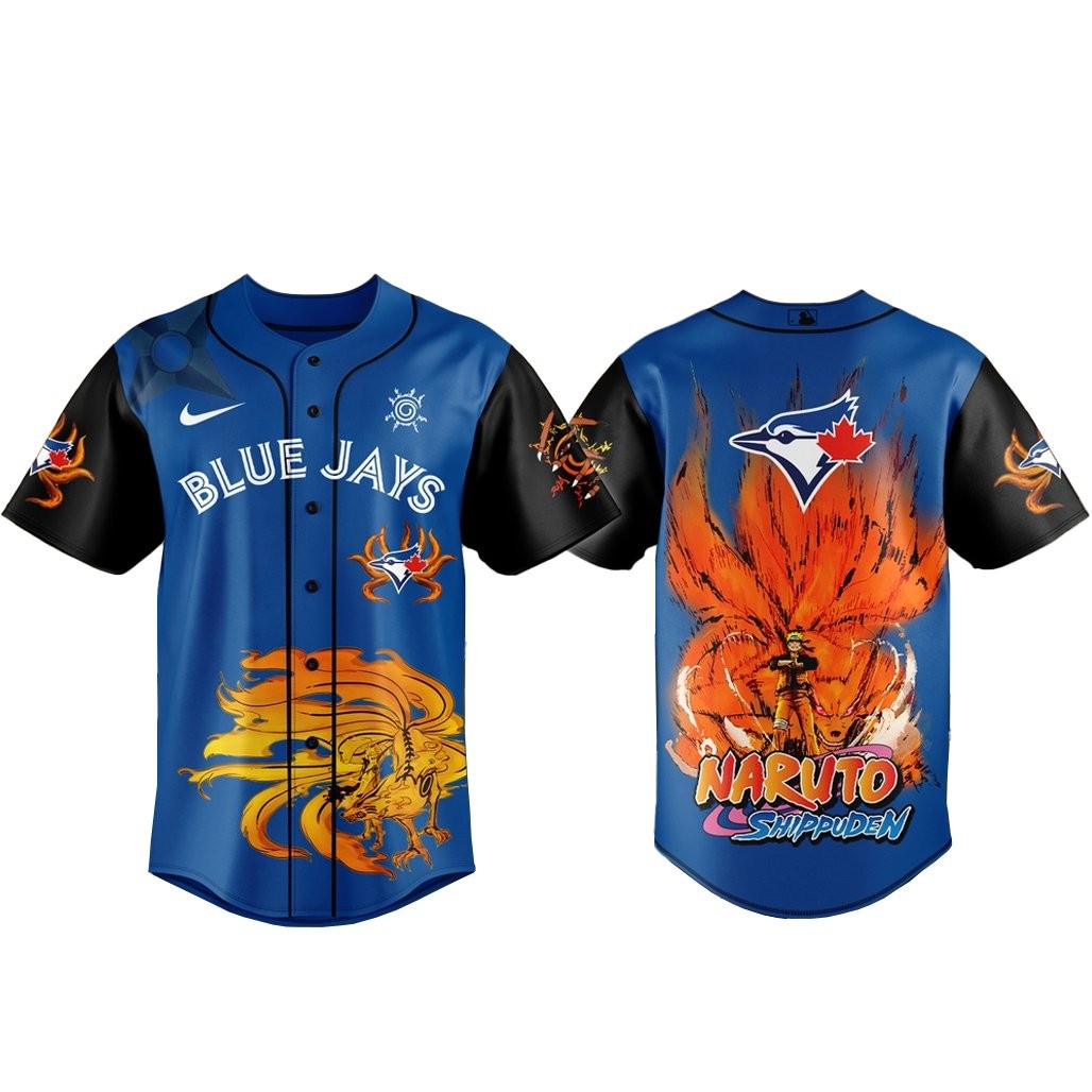 Toronto Blue Jays x Naruto Night 2026 Baseball Jersey Version 3