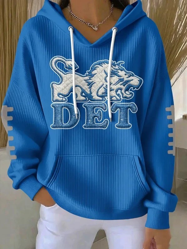 Musemora - Unisex Detroit Lions Hoodie - Game Day Football