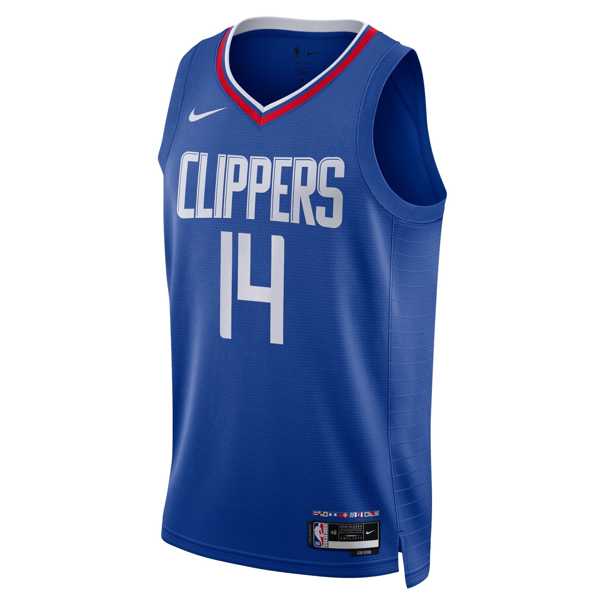 Los Angeles Clippers Icon Edition Swingman Jersey Blue Terance Mann Unisex
