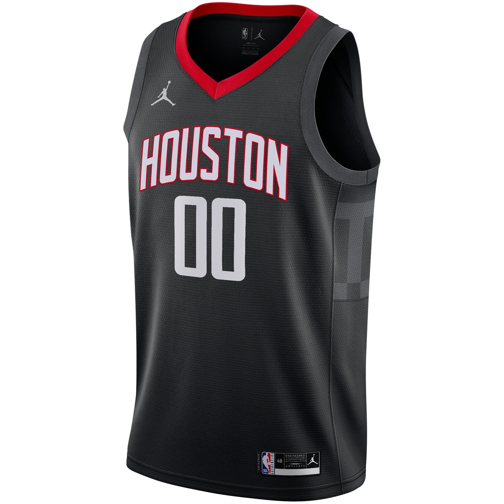 Houston Rockets Jordan Statement Swingman Custom Jersey Mens Multicolor S-3XL