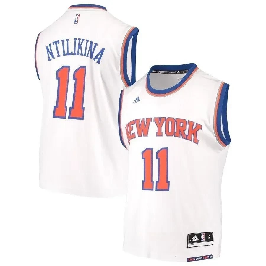 Frank Ntilikina New York Knicks Home Jersey White Unisex Adult