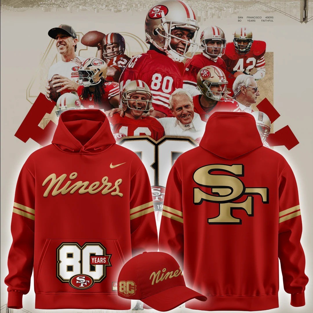 Musemora - Unisex San Francisco 49ers Hoodie - Football