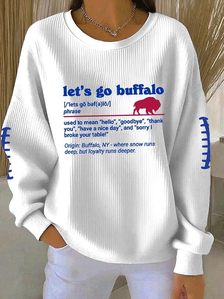 Musemora - Women's Buffalo Bills Sweatshirt - Football