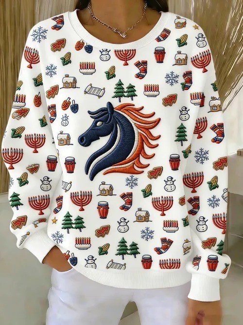 Musemora - Women's Denver Broncos Sweatshirt - Football