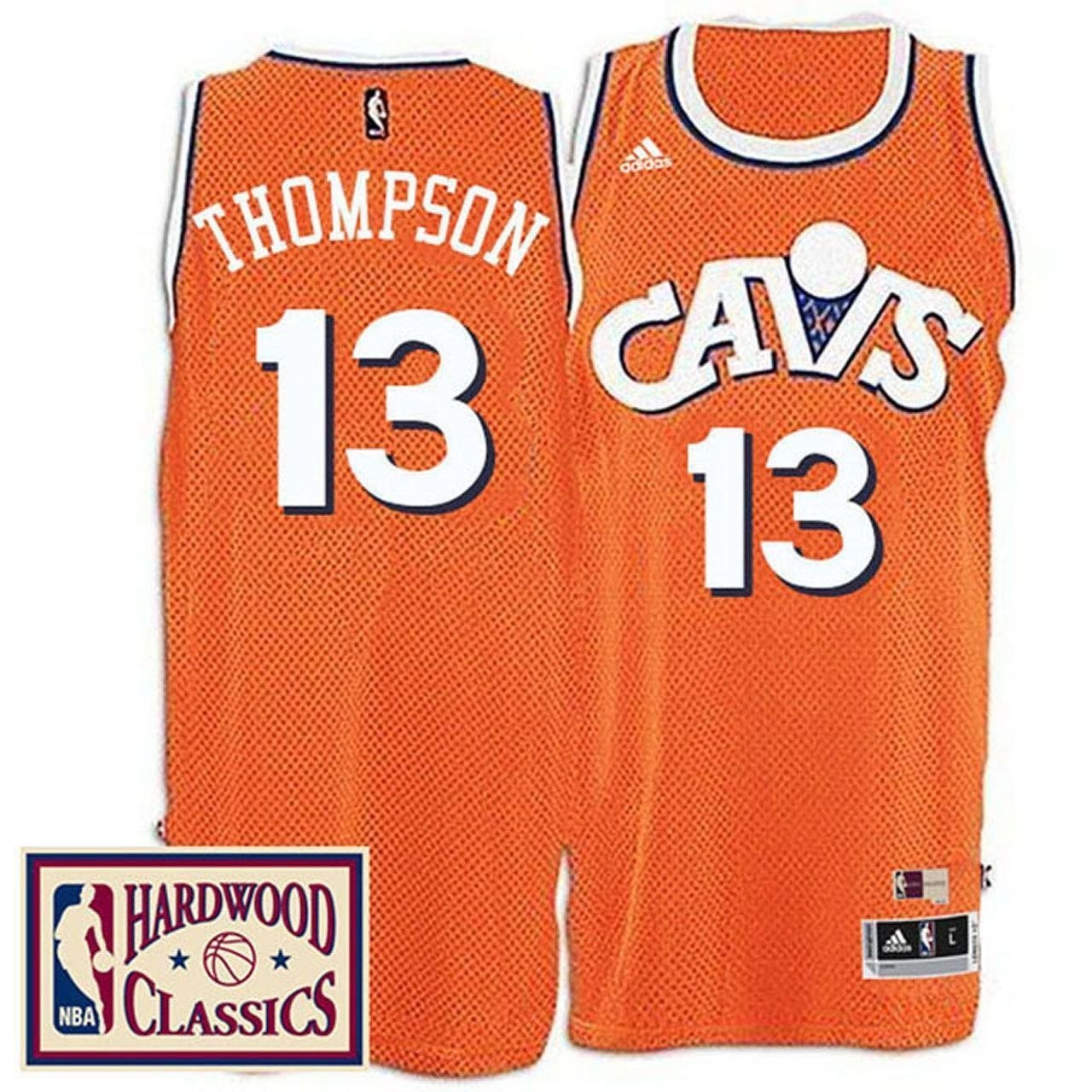 Men's Cleveland Cavaliers Tristan Thompson 2016-17 Hardwood Classics Orange Throwback Jersey