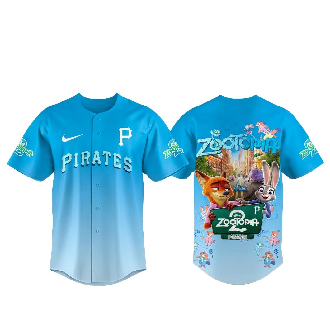 Pittsburgh Pirates x Zootopia 2 Baseball Jersey