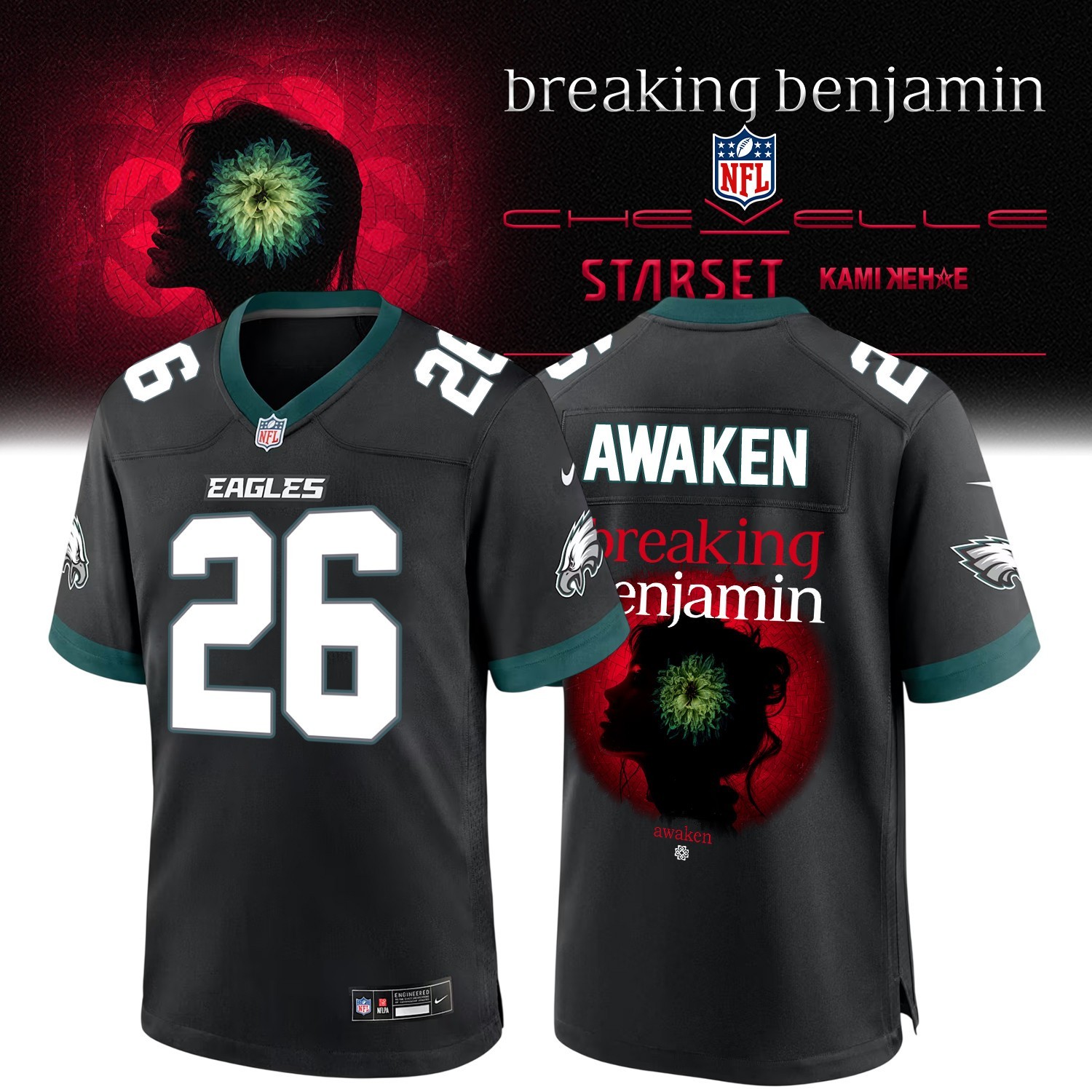 Musemora - Unisex Philadelphia Eagles Jersey - Football