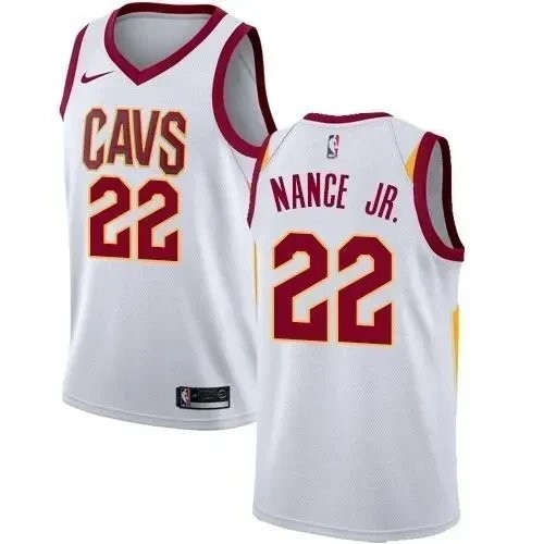 Men's Cleveland Cavaliers Larry Nance Jr. #22 Association Swingman Jersey White