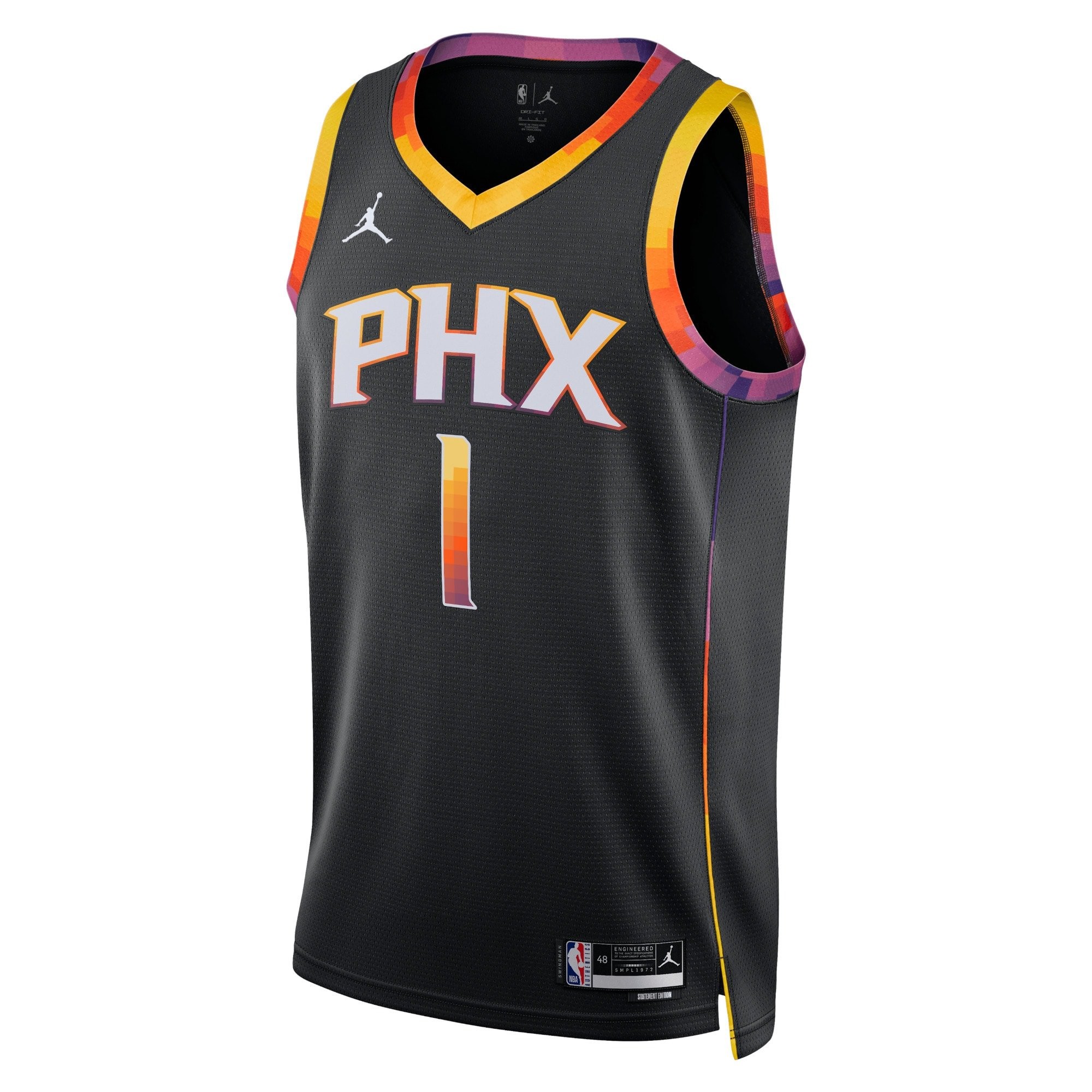Phoenix Suns Devin Booker Statement Edition Swingman Jersey Black Unisex