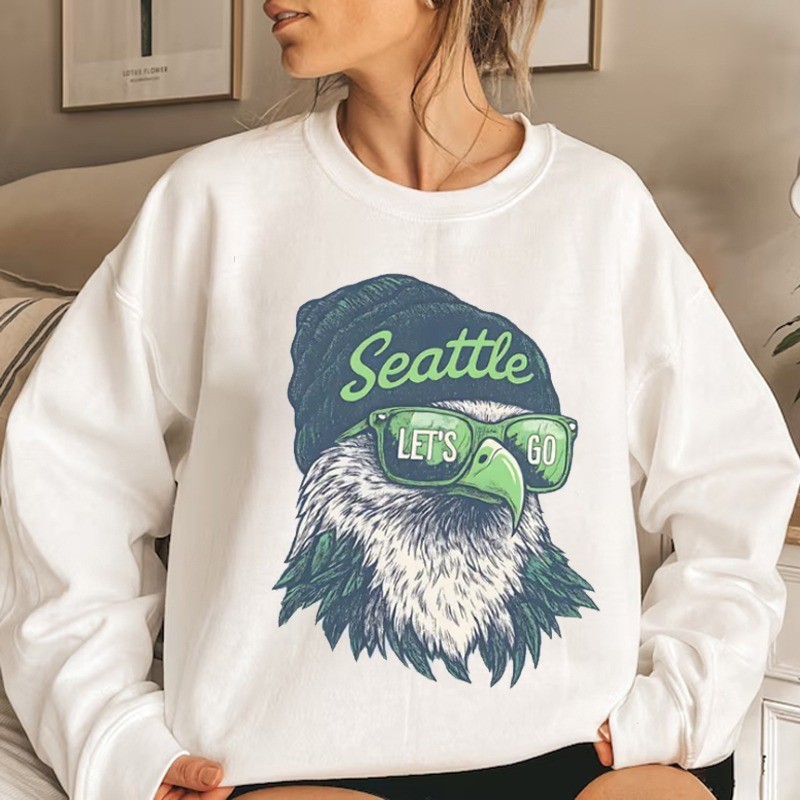 Musemora - Unisex Seattle Seahawks Sweatshirt - Football Fan Gear