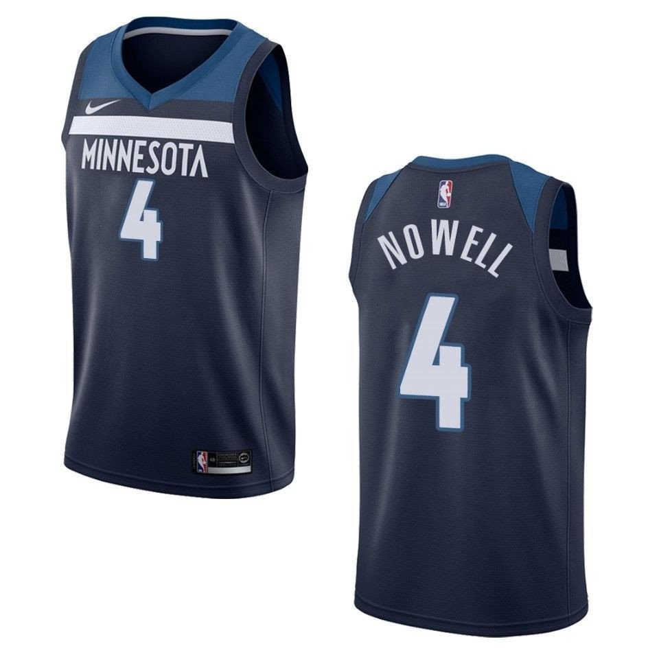 Men's Minnesota Timberwolves Jaylen Nowell Icon Swingman Jersey Navy