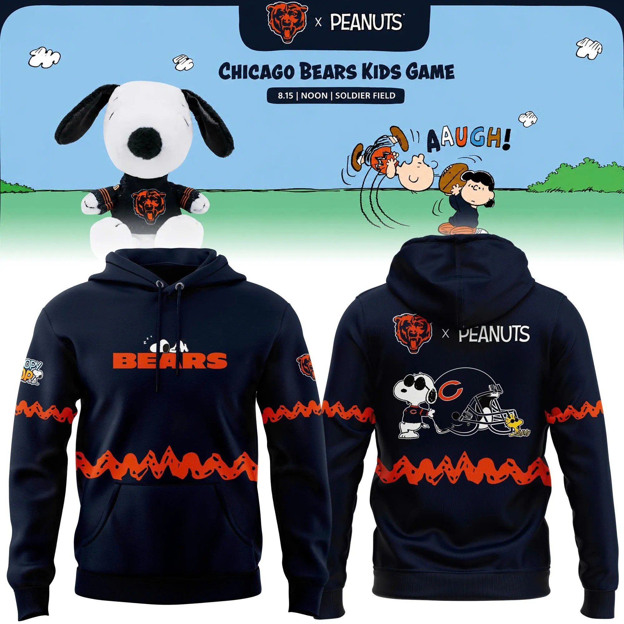 Musemora - Unisex Chicago Bears Hoodie - Football