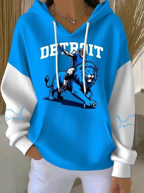 Musemora - Unisex Detroit Lions Hoodie - Football