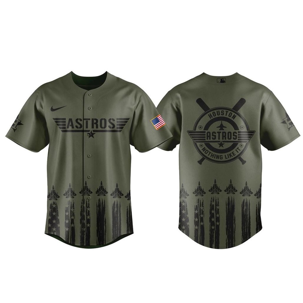 Houston Astros x Top Gun Night 2026 Baseball Jersey