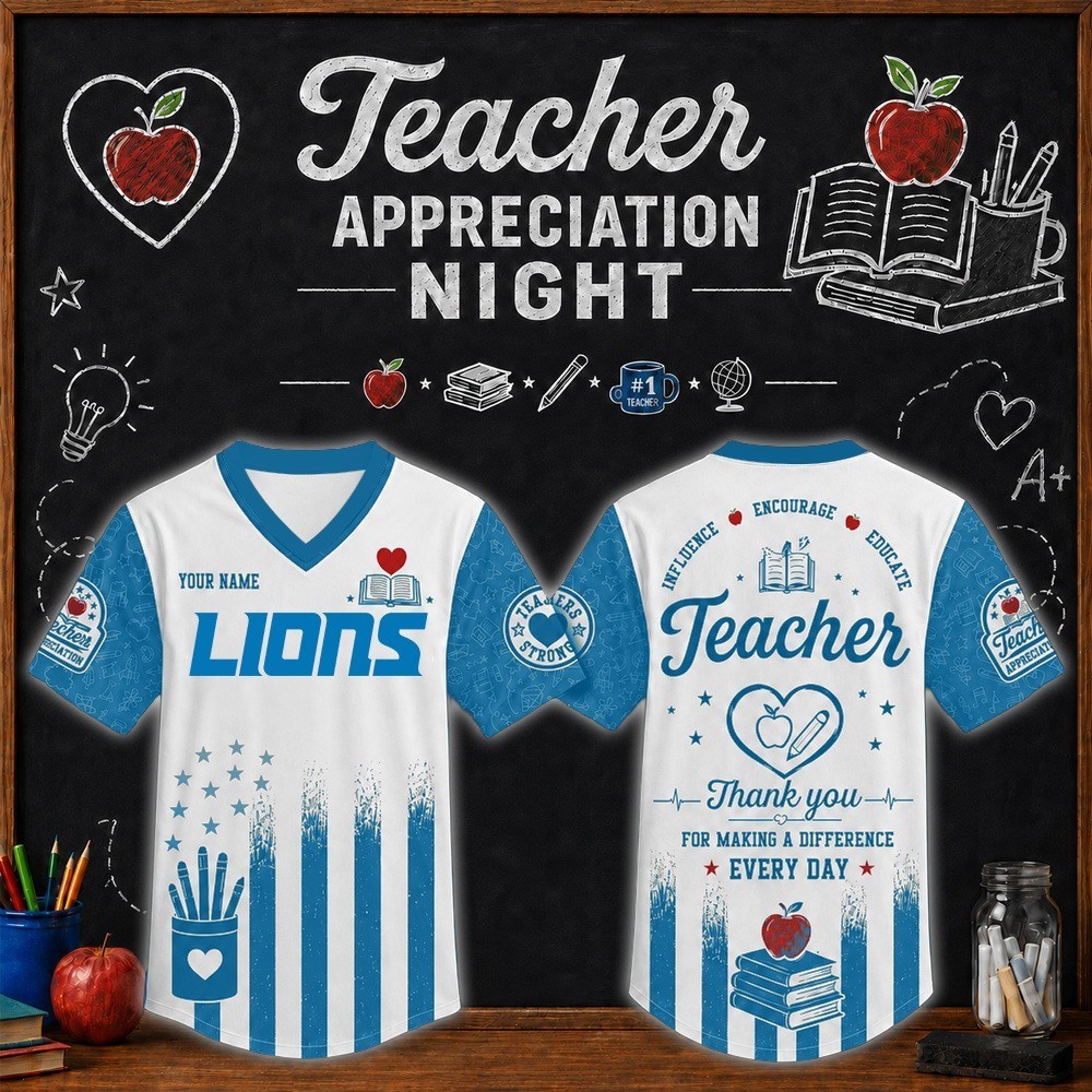 Musemora - Unisex Detroit Lions Jersey - Football