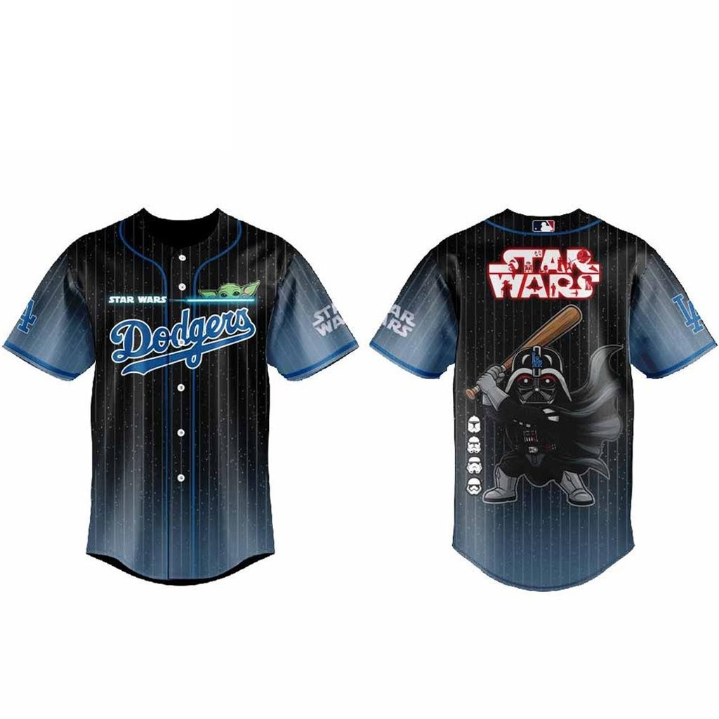 Los Angeles Dodgers x Star Wars Theme Day 2026 Baseball Jersey Version 2