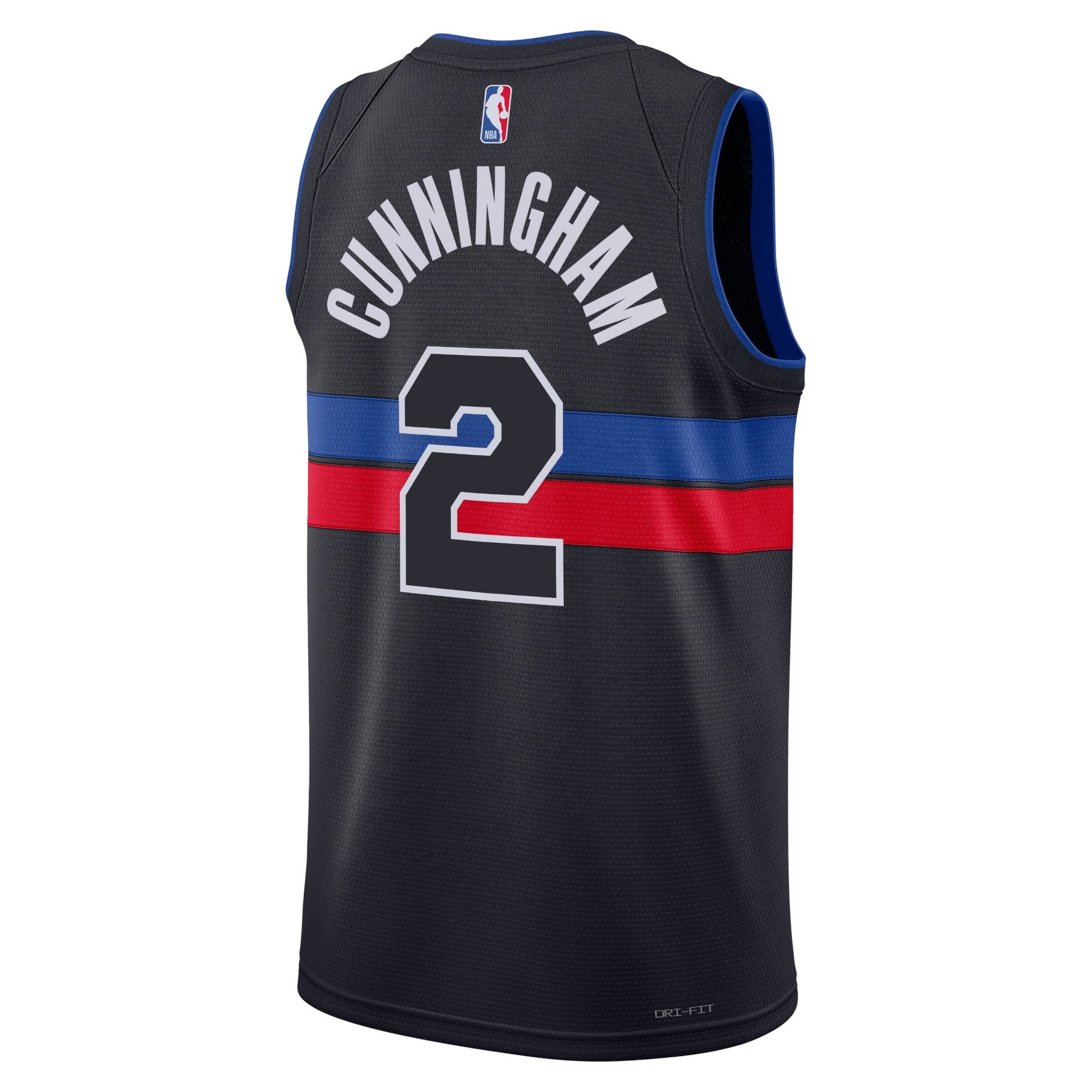 Detroit Pistons Cade Cunningham Statement Edition Swingman Jersey Blue Unisex - Image 2