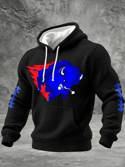 Musemora - Men's Buffalo Bills Hoodie - Football Mascot