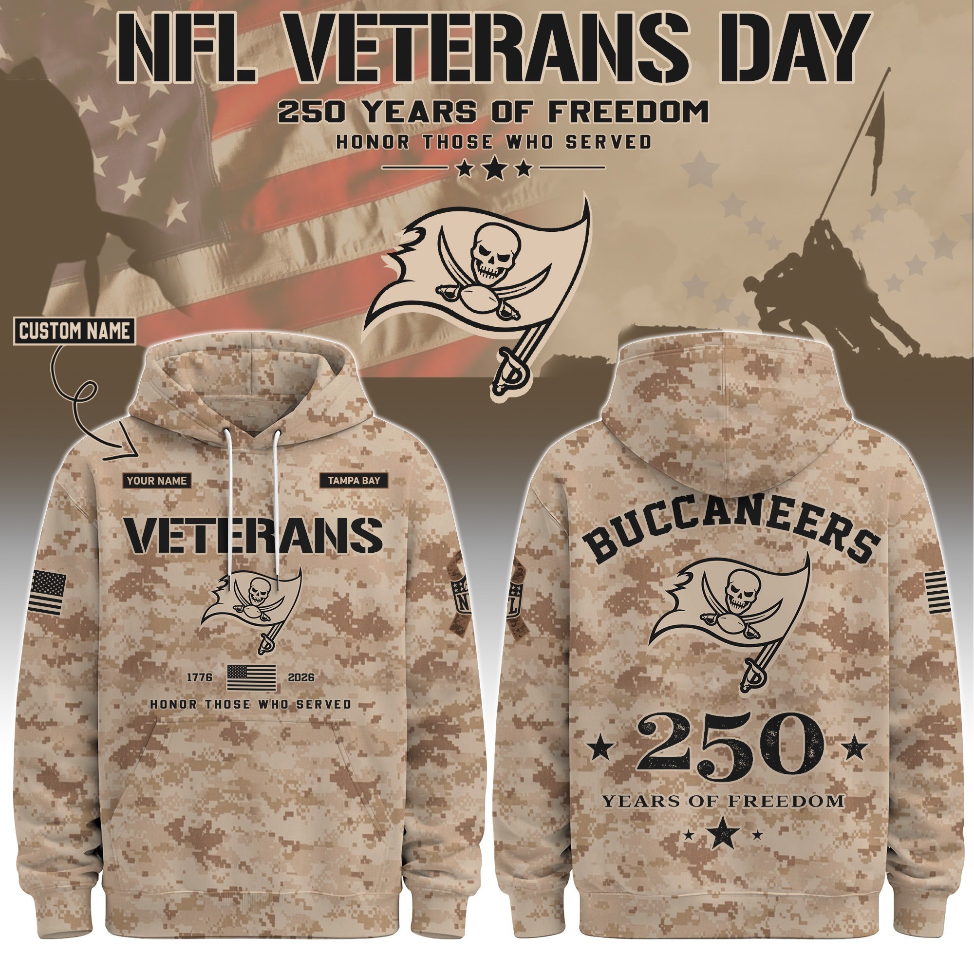 Musemora - Unisex Tampa Bay Buccaneers Hoodie
