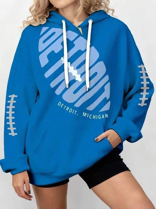 Musemora - Unisex Detroit Lions Hoodie - Football